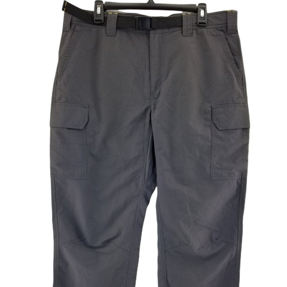 Eddie Bauer Outdoor lightweight  Pant Men  Belted Hiking Cargo  38 x 30 - Picture 1 of 5